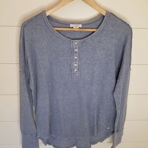 Billabong Blue Long Sleeve Top